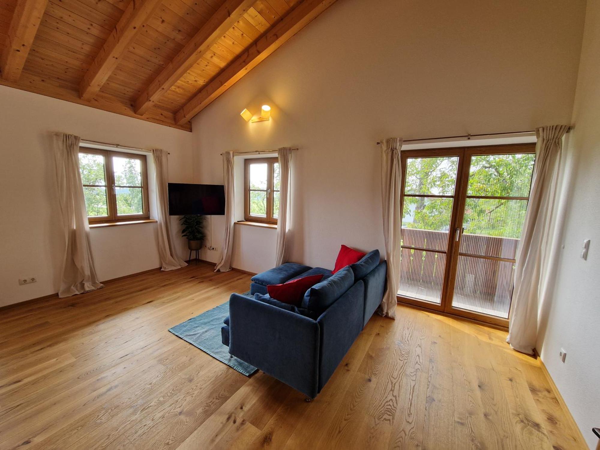 Appartamento Bergeblick Bichl An Der Ludlmuehle Esterno foto